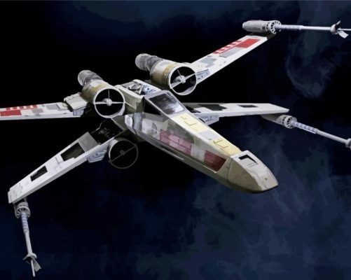 Star Wars Ship paint by numbers