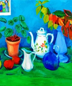 Still Life With Leaves Olley Art paint by numbers