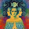 The Three Faces of The Moon Goddess paint by numbers