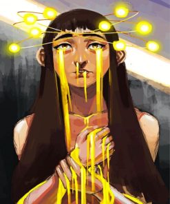 The Gold Tears Art Paint by numbers