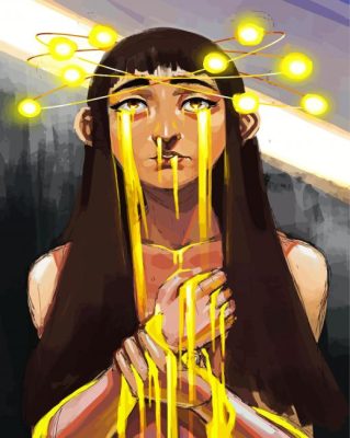The Gold Tears Art Paint by numbers