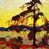 The Jack Pine Tom Thomson paint by numbers
