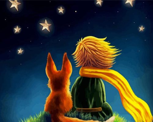 The Little Prince And Fox Paint By Numbers - Numeral Paint Kit