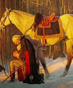 The Prayer at Valley Forge paint by numbers