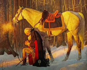 The Prayer at Valley Forge paint by numbers