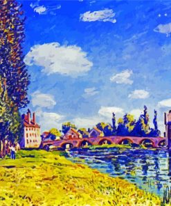 The Straw Rent Alfred Sisley paint by numbers