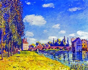 The Straw Rent Alfred Sisley paint by numbers
