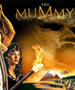 The Mummy Film Poster paint by numbers