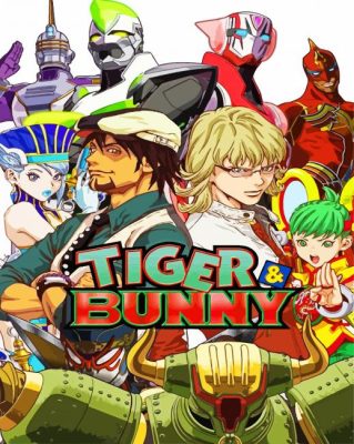 Tiger And Bunny Anime paint by numbers