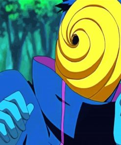 Tobi spiral face paint by numbers