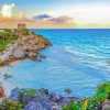 Tulum beach paint by number