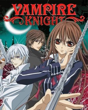 Vampire Knight Anime Poster paint by numbers