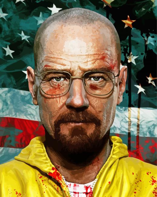 Walter White Breaking Bad Paint By Numbers - Numeral Paint Kit