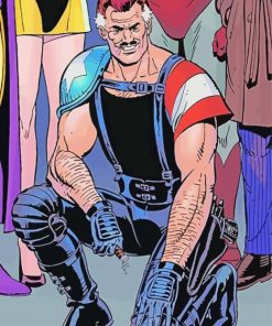 Watchmen Comedian paint by numbers