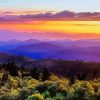 Blue Ridge Mountains paint by numbers