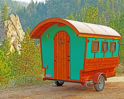  Gypsy Caravan paint by numbers