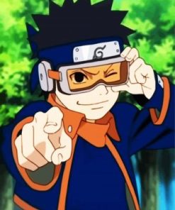 Aesthetic Obito Uchiha Naruto paint by numbers