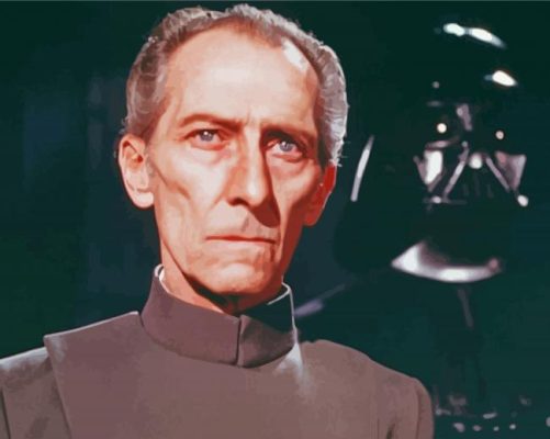 Vintage Peter Cushing paint by number