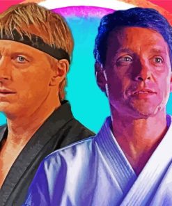 Aesthetic Cobra Kai paint by numbers