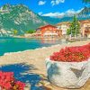 Aesthetic Lake Garda paint by numbers