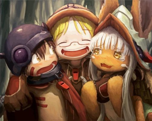Made In Abyss Anime Characters paint by numbers