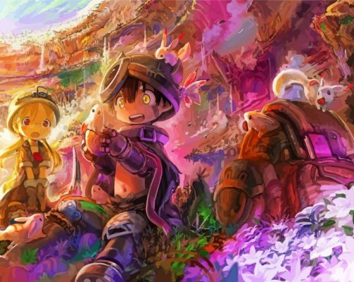 Aesthetic Made In Abyss Anime Art Paint by numbers