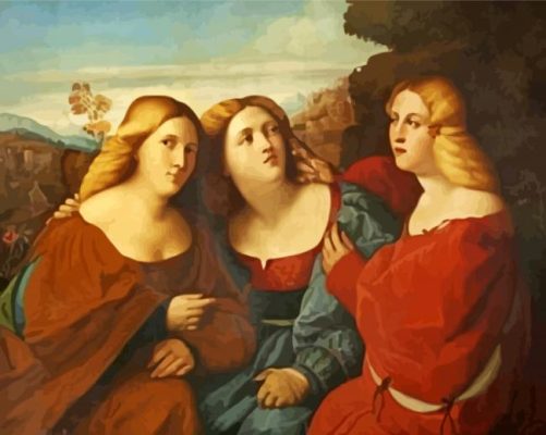 Aesthetic Three Sisters paint by numbers