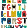 Alphabets paint by number