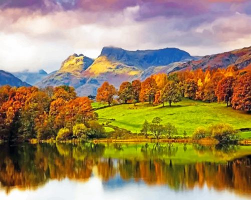 Autumn Lake District   Paint by numbers