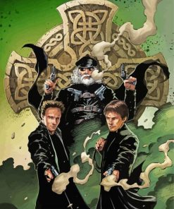 Boondocks Saints Illustration Poster paint by numbers