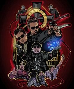 Boondocks Saints Poster paint by numbers