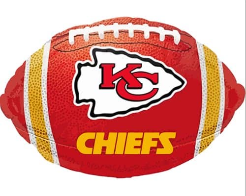 Chiefs Football Ball Paint by numbers