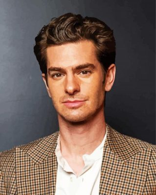 classy andrew garfield paint by number