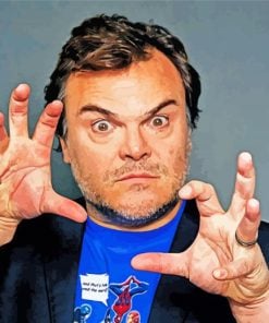 cool jack black paint by numbers