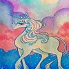 Cute Last Unicorn paint by numbers