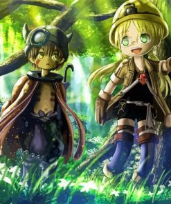 Made In Abyss Anime Characters Paint By Numbers - Numeral Paint Kit