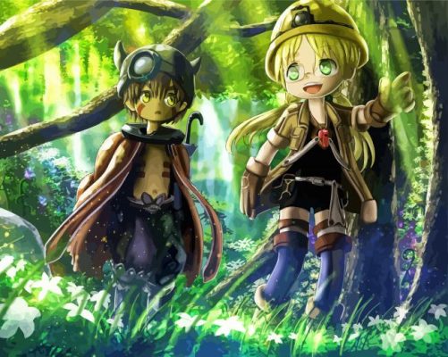 Cute Made In Abyss paint by numbers