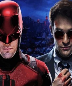 Daredevil Marve paint by numbers