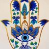 Evil Eye Hamsa paint by numbers