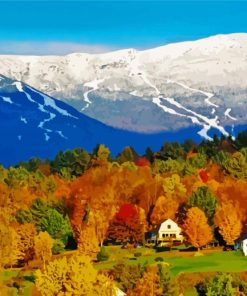 fall in Stowe paint by numbers