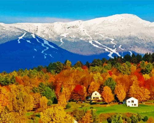 fall in Stowe paint by numbers