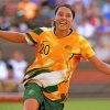 The Football Player Sam Kerr paint by numbers