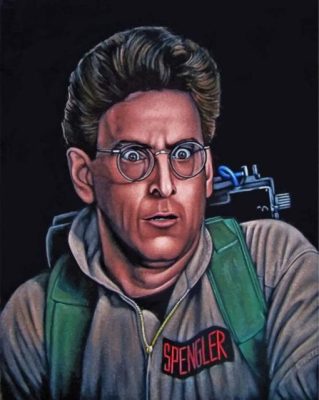Egon Spengler paint by numbers