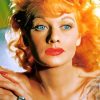 Lucille Ball Paint by numbers