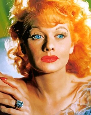 Lucille Ball Paint by numbers
