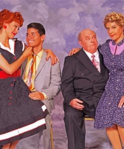 I love Lucy Characters paint by numbers paint by numbers
