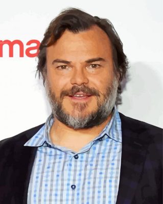 jack black actor paint by numbers