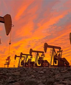 Oilfield Illustration paint by numbers