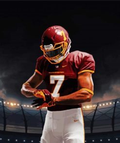 Redskins Football paint by number