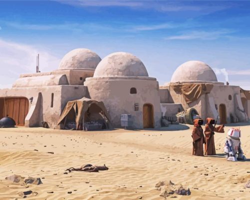 star wars tatooine paint by number